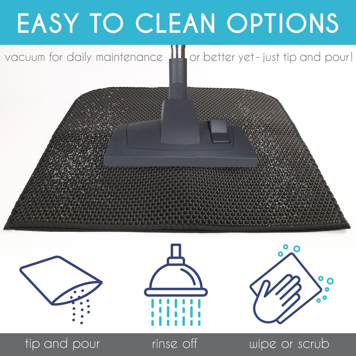 Tapis de litière pour chat, double couche, imperméable et anti-projection