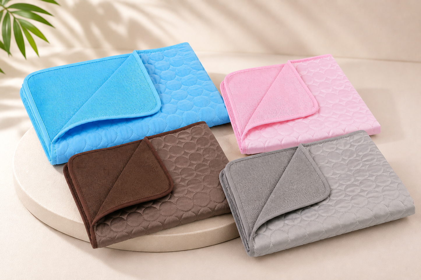 Tapis Rafraîchissant d'Été pour Chien et Chat – Coussin Respirant, Lavable et Confortable pour Canapé, Voiture et Panier