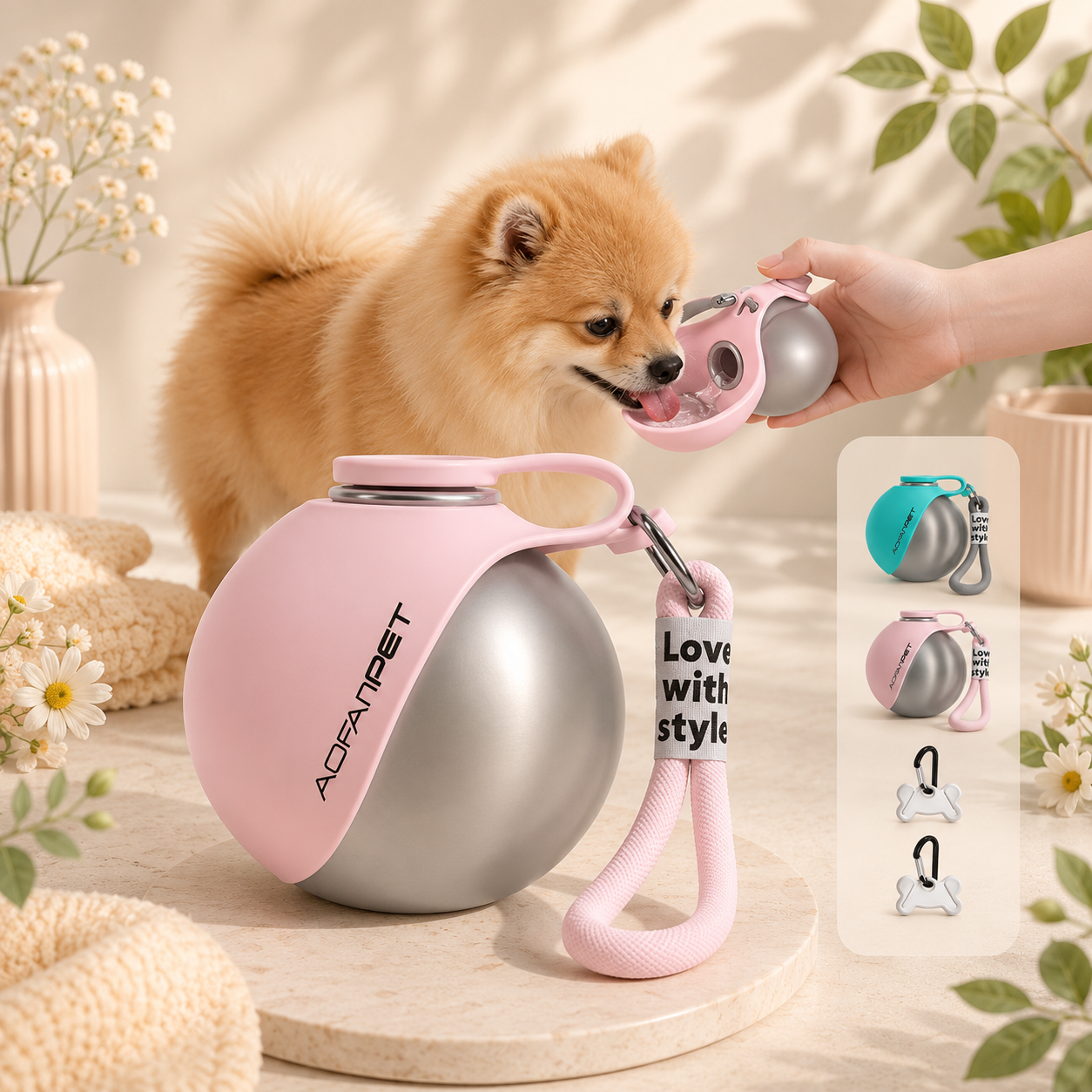 Kit Grande Balade — Gourde + Brosse + Serviette