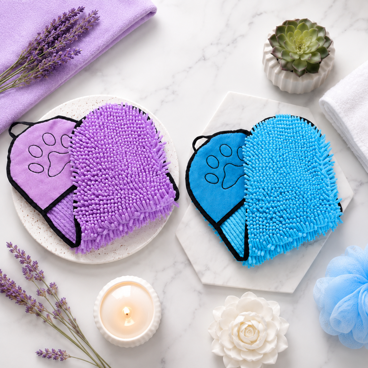 Serviettes pour chiens et chats,ultra-absorbant