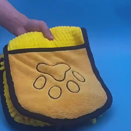 Serviettes ultra-absorbantes pour chien et chat
