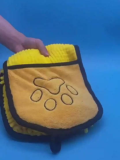 Serviettes ultra-absorbantes pour chien et chat